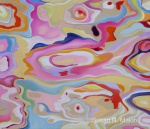 Art as Therapy: Puddles - Muddles - Possibilities, 36 x 42 in, oil on birch, 2010